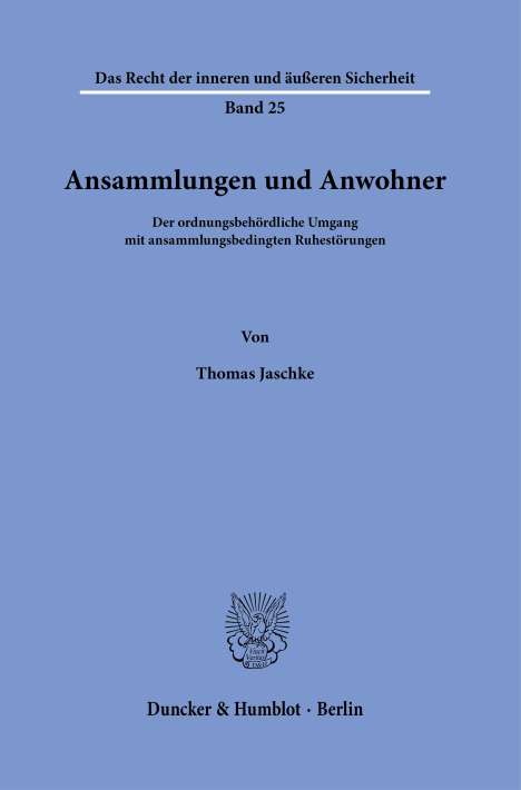 Thomas Jaschke: Ansammlungen und Anwohner, Buch