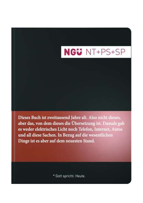Neue Genfer Übersetzung (NGÜ) - Neues Testament mit Psalmen und Sprüchen, Buch