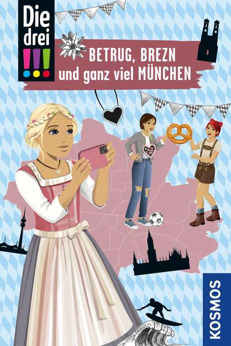 Henriette Wich: Die drei !!!, Betrug, Brezn und ganz viel München, Buch