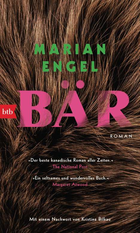 Marian Engel: BÄR, Buch