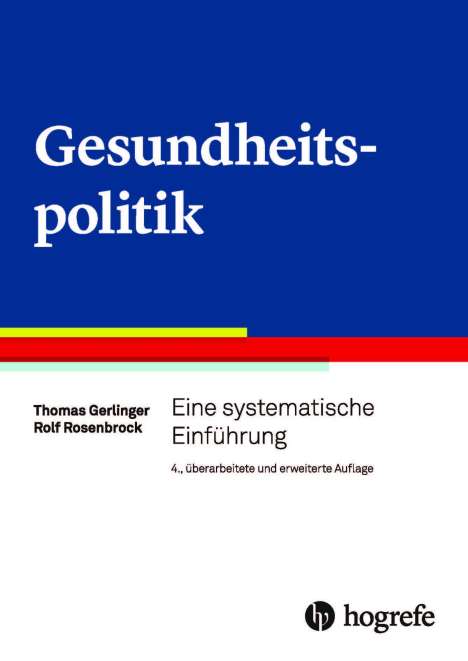 Thomas Gerlinger: Gesundheitspolitik, Buch