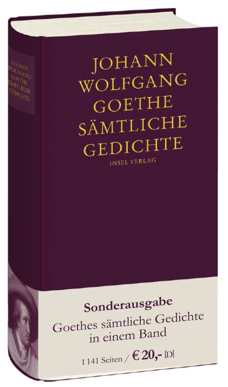 Johann Wolfgang von Goethe: Sämtliche Gedichte, Buch