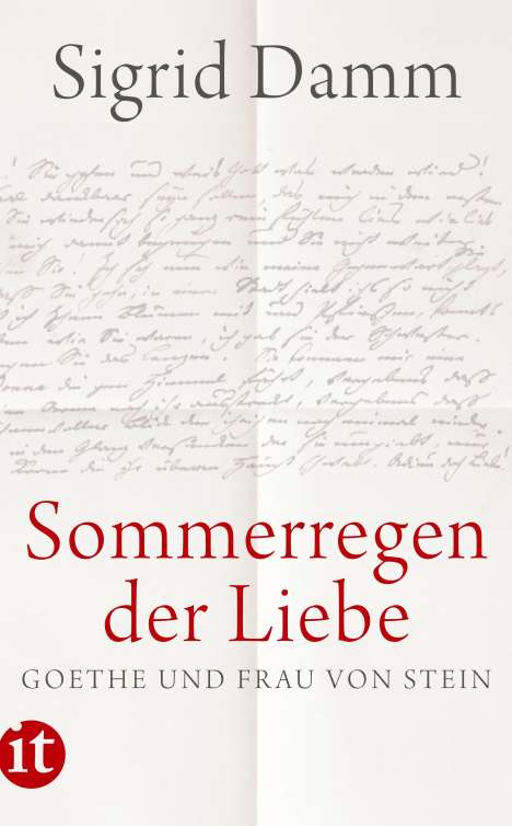 Sigrid Damm: »Sommerregen der Liebe«, Buch