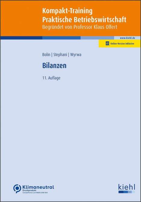 Manfred Bolin: Kompakt-Training Bilanzen, 1 Buch und 1 Diverse
