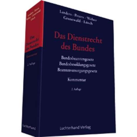 Dirk Lenders: Das Dienstrecht des Bundes, Buch
