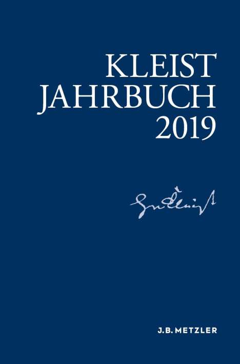 Kleist-Jahrbuch 2019, Buch