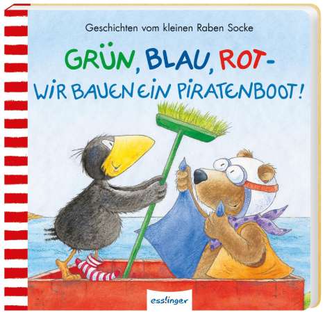 Nele Moost: Moost, N: Der kleine Rabe Socke: Grün, Blau, Rot - wir bauen, Buch