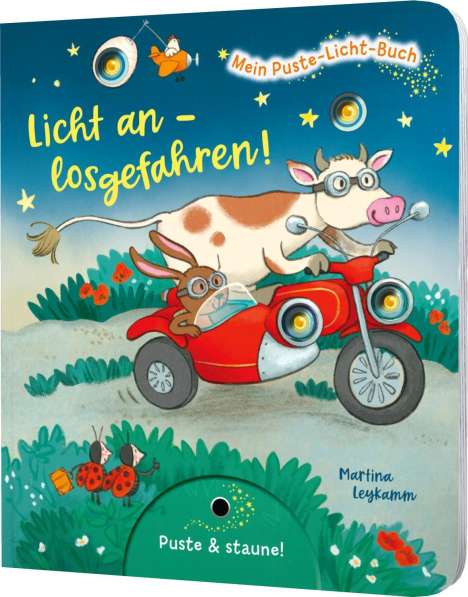 Sylvia Tress: Mein Puste-Licht-Buch: Licht an - losgefahren!, Buch