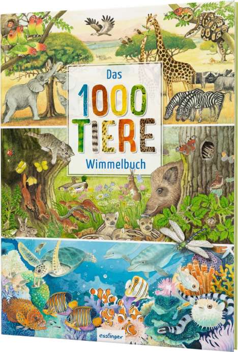 Das 1000 Tiere-Wimmelbuch, Buch