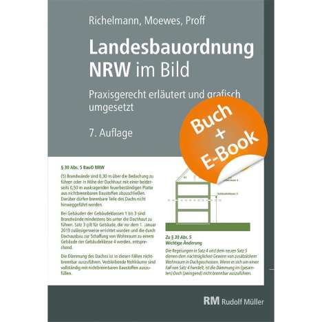 Dirk Richelmann: Landesbauordnung NRW im Bild - mit E-Book (PDF), Buch