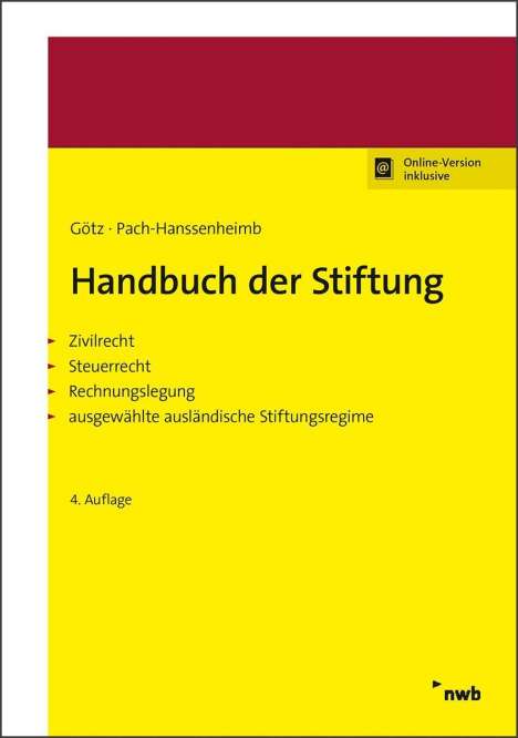 Hellmut Götz: Götz, H: Handbuch der Stiftung, Diverse