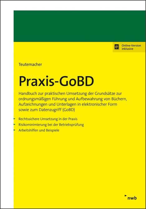 Tobias Teutemacher: Praxis-GoBD, 1 Buch und 1 Diverse