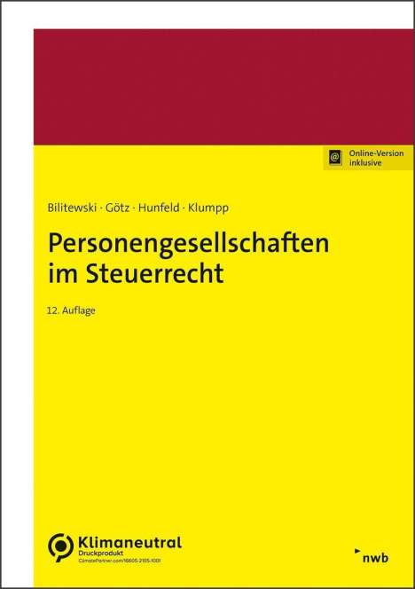 Heinz-Gerd Hunfeld: Personengesellschaften im Steuerrecht, 1 Buch und 1 Diverse