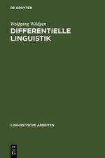 Wolfgang Wildgen: Differentielle Linguistik, Buch