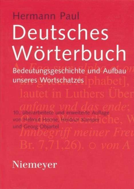 Hermann Paul: Deutsches Wörterbuch, 2 Bücher