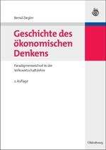 Bernd Ziegler: Geschichte des ökonomischen Denkens, Buch