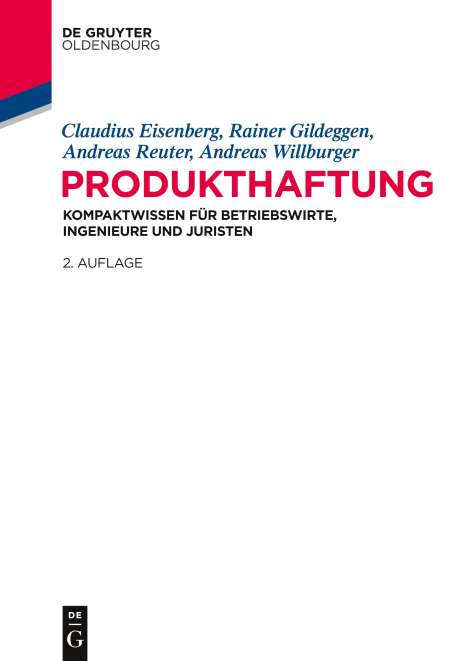 Claudius Eisenberg: Produkthaftung, Buch