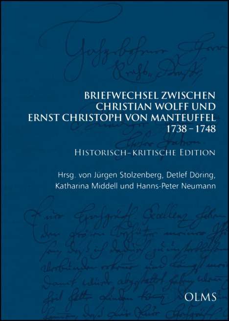 Briefwechsel zwischen Christian Wolff und Ernst Christoph vo, Buch