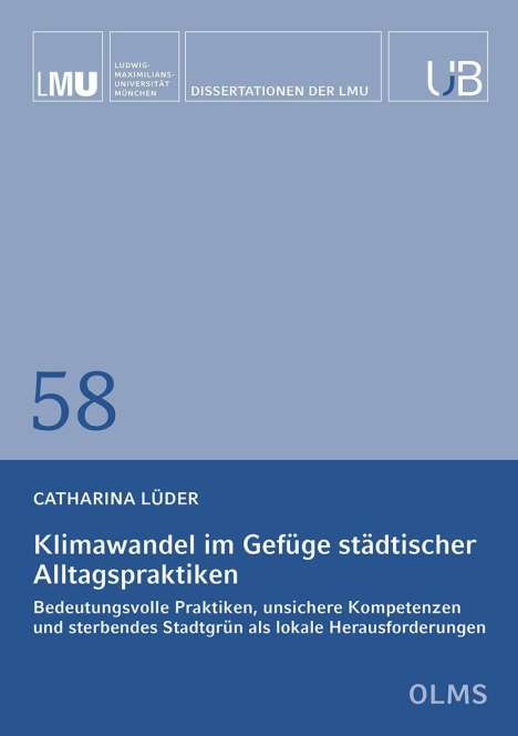 Catharina Lüder: Lüder, C: Klimawandel im Gefüge städtischer Alltagspraktiken, Buch