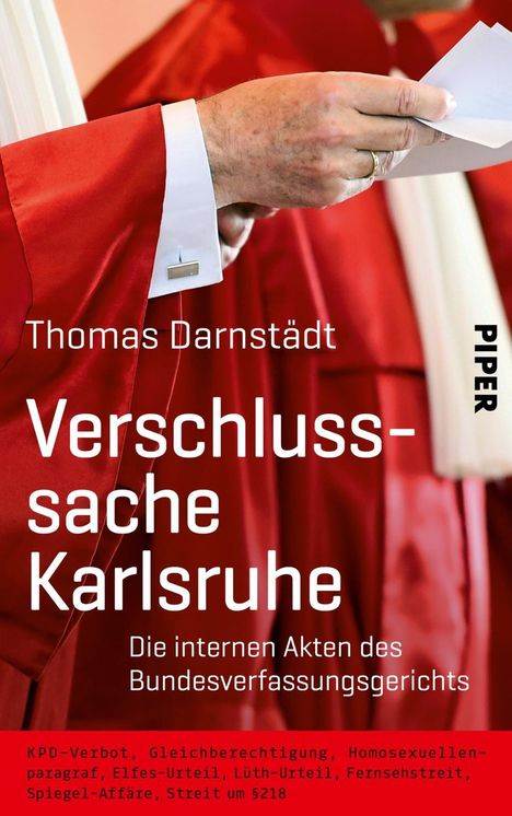 Thomas Darnstädt: Darnstädt, T: Verschlusssache Karlsruhe, Buch