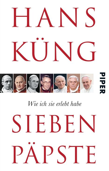 Hans Küng: Sieben Päpste, Buch