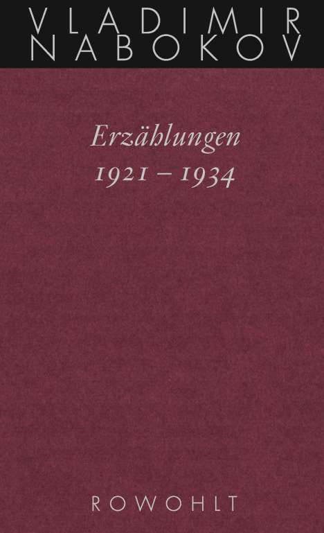 Vladimir Nabokov: Gesammelte Werke. Band 13: Erzählungen 1921 - 1934, Buch