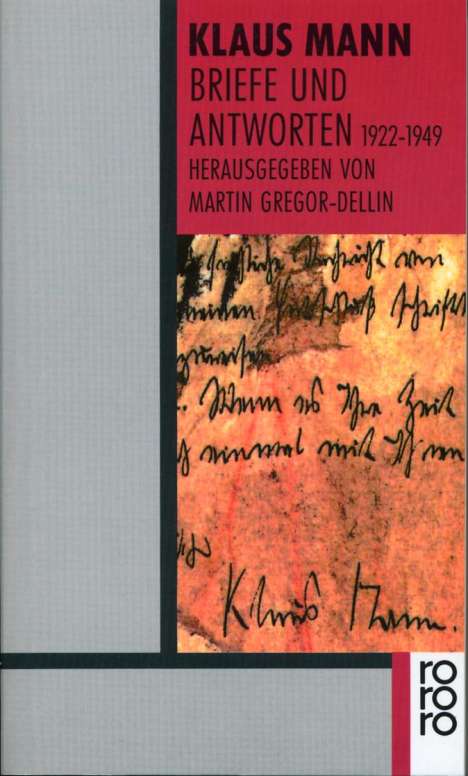 Klaus Mann: Briefe und Antworten 1922 - 1949, Buch