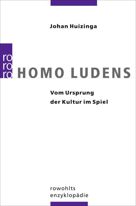Johan Huizinga: Homo Ludens, Buch