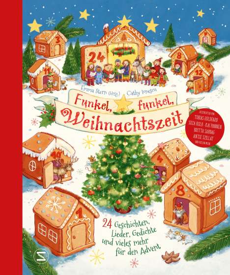 Christin-Marie Below: Funkel, funkel, Weihnachtszeit. 24 Geschichten, Lieder, Gedichte und vieles mehr für den Advent, Buch