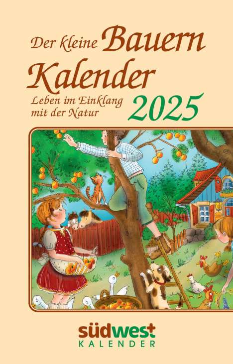 Michaela Muffler-Röhrl: Der kleine Bauernkalender 2025 - Leben im Einklang mit der Natur - Taschenkalender im praktischen Format 10,0 x 15,5 cm, Kalender