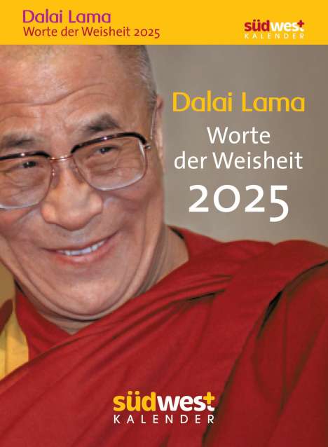 Dalai Lama - Worte der Weisheit 2025 - Tagesabreißkalender zum Aufstellen oder Aufhängen, Kalender