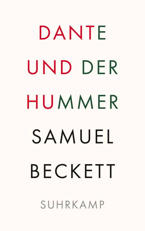 Samuel Beckett: Dante und der Hummer, Buch