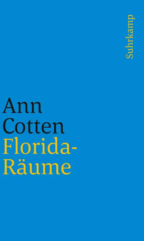Ann Cotten: Florida-Räume, Buch