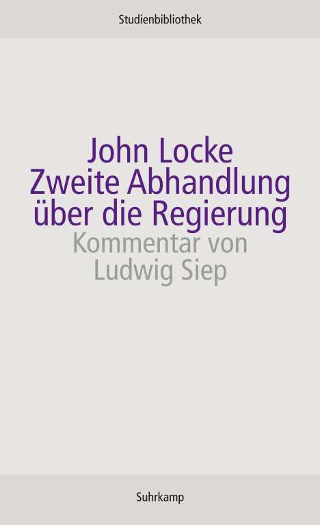 John Locke: Zweite Abhandlung über die Regierung, Buch