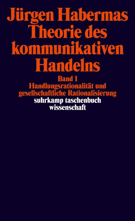 Jürgen Habermas: Theorie des kommunikativen Handelns, Buch
