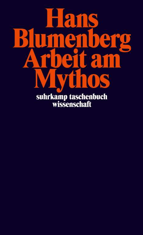 Hans Blumenberg: Arbeit am Mythos, Buch