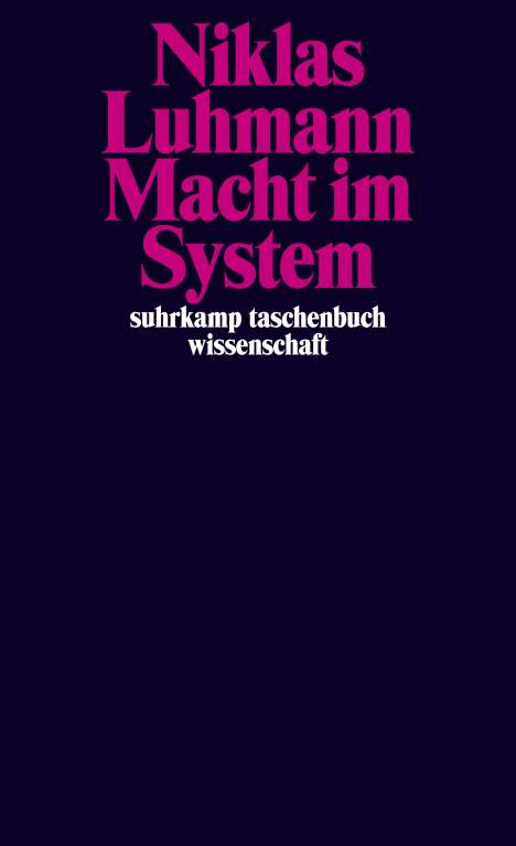 Niklas Luhmann: Macht im System, Buch