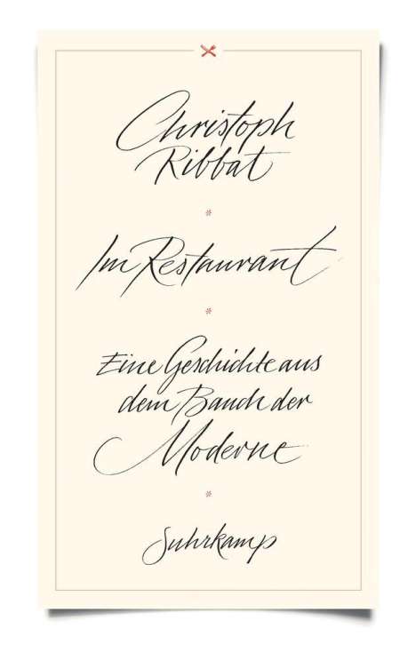 Christoph Ribbat: Im Restaurant, Buch