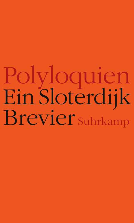 Peter Sloterdijk: Polyloquien, Buch