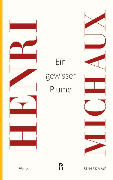 Henri Michaux: Ein gewisser Plume, Buch