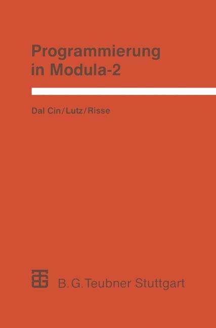 Mario Dal Cin: Lutz, J: Programmierung in Modula-2, Buch
