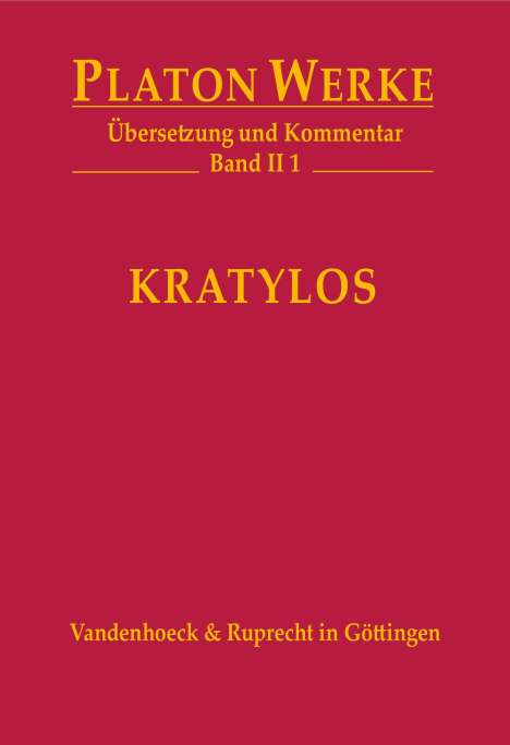 Platon: Kratylos, Buch