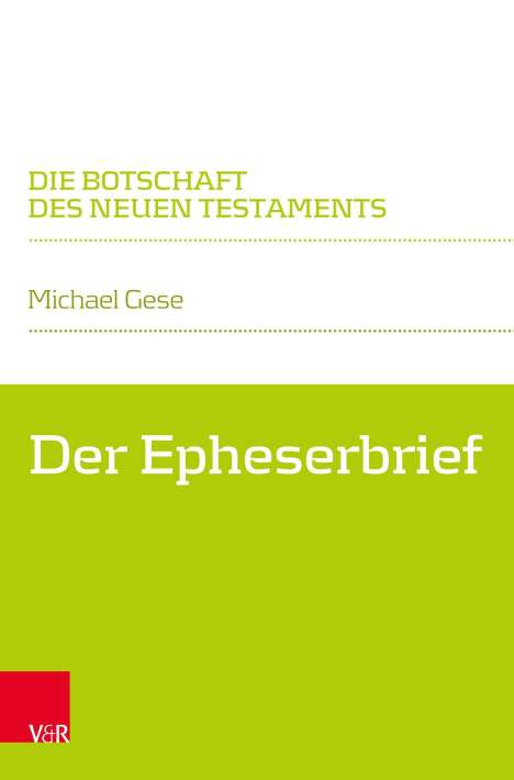 Michael Gese: Der Epheserbrief, Buch