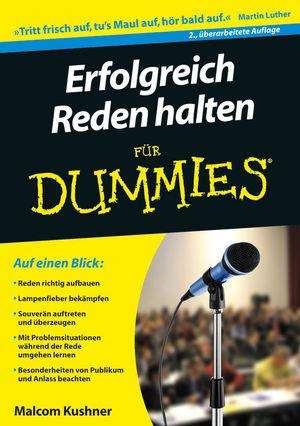 Malcolm Kushner: Erfolgreich Reden halten für Dummies, Buch