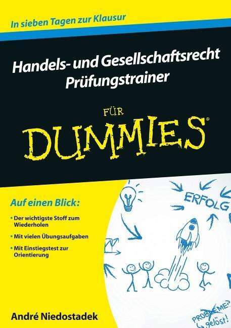 André Niedostadek: Handels- und Gesellschaftsrecht für Dummies, Prüfungstrainer, Buch