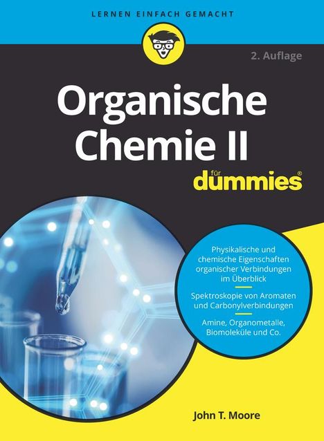 John T. Moore: Organische Chemie II für Dummies, Buch