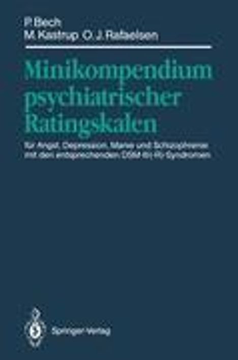 Per Bech: Minikompendium psychiatrischer Ratingskalen, Buch