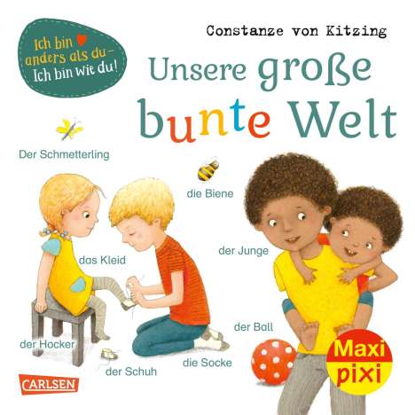 Constanze Von Kitzing: Maxi Pixi 388: VE 5: Unsere große bunte Welt (5 Exemplare), Diverse