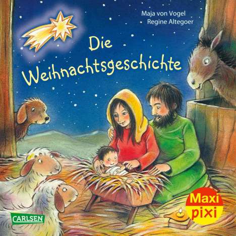Maja von Vogel: Maxi Pixi 421: VE 5: Die Weihnachtsgeschichte (5 Exemplare), Diverse