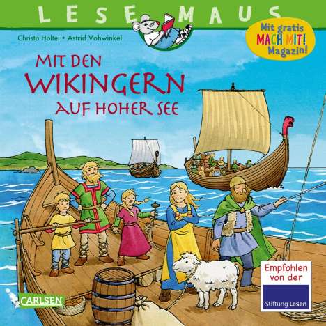 Christa Holtei: LESEMAUS 148: Mit den Wikingern auf hoher See, Buch